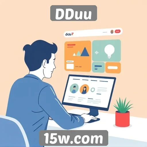 Análise da interface do usuário no site DDuu